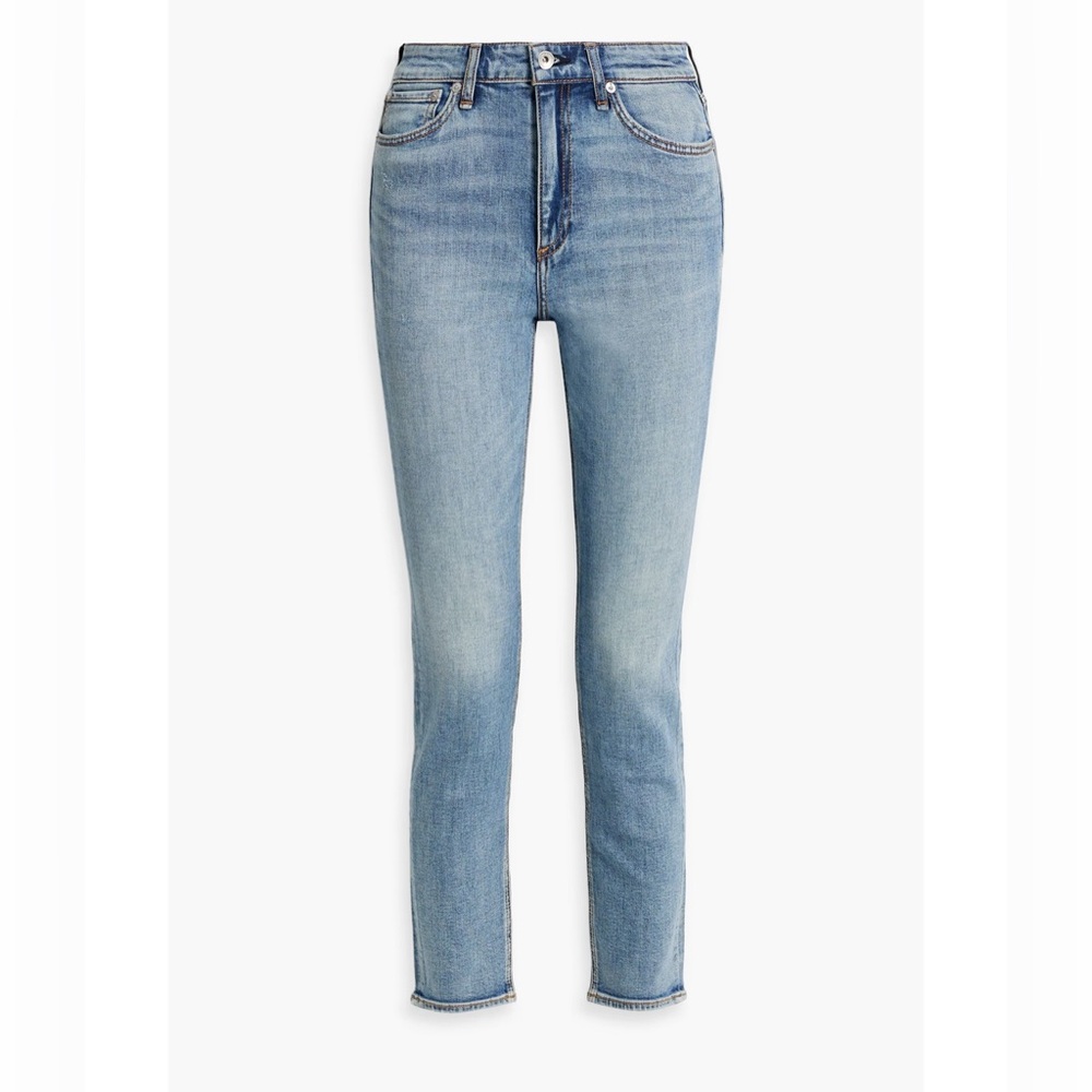 Rag & Bone Nina Cropped High Rise Skinny Jeans